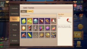 Food and Medicine effect list in Eclipse Isle