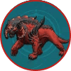 Molten lion's in-game icon in ni no kuni: crossworlds.