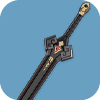Dark iron sword in-game icon.