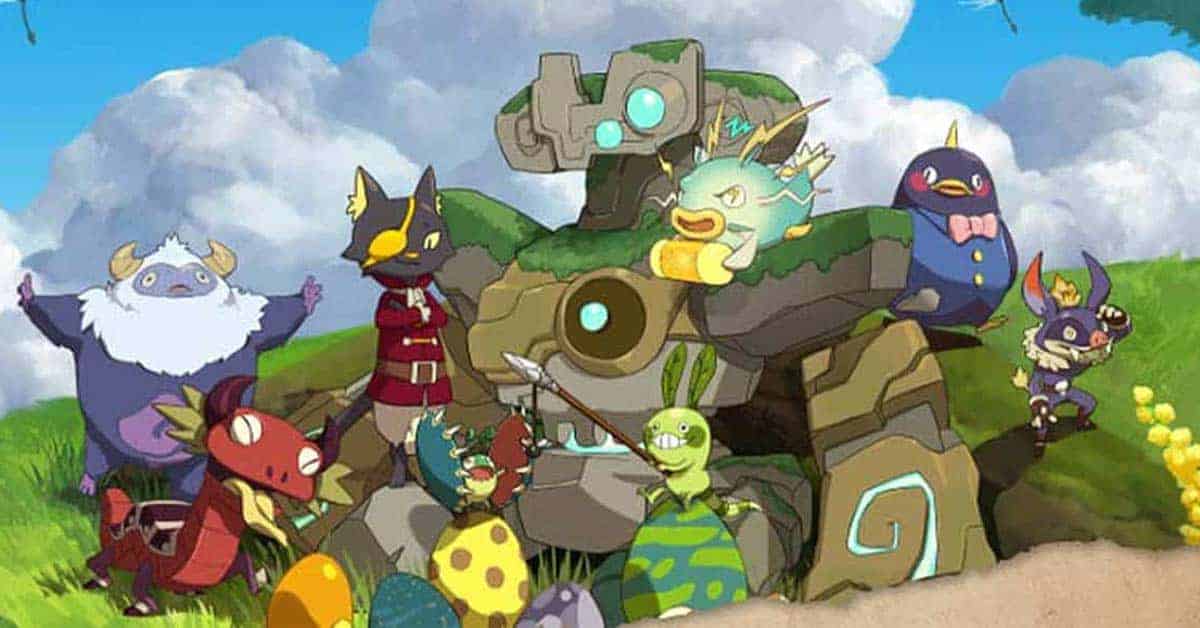 A group shot of different familiars in ni no kuni cross worlds.