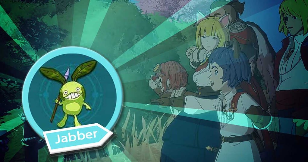 Jabber's graphic art depicting getting the familiar in Ni No Kuni: Worlds.