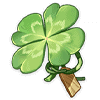 Lucky Dog's Clover flower artifact icon.
